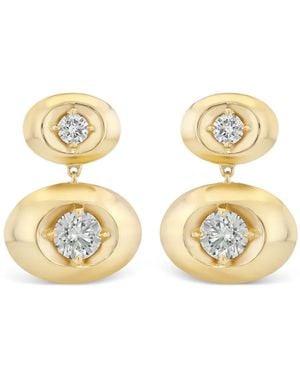 Lizzie Mandler Boucles D'Oreilles À Ornements - Métallisé