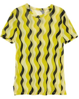 JNBY Printed Mesh Top - Yellow