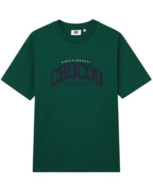 Chocoolate Camiseta Bordada - Verde