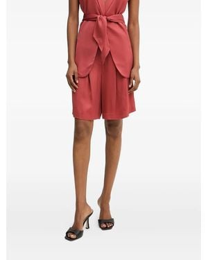 KARL LAGERFELD Short À Design Plissé - Red