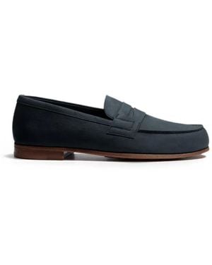 J.M. Weston Le Moc Weston 180 Loafers - Blue