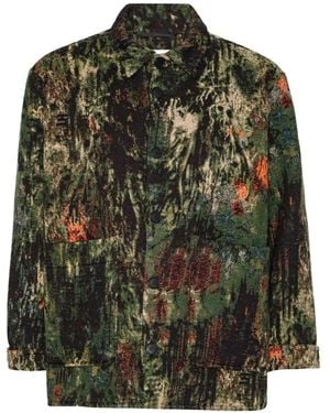 Henrik Vibskov Wheel Jacquard Jacket - Green