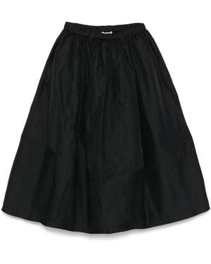 Melitta Baumeister Elasticated-Waistband Skirt - Black