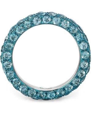 Graziela Anillo Con Topacio Azul