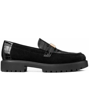 Tory Burch Leelee Lug Loafers - Black