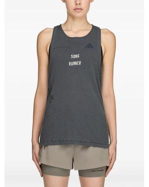 adidas X Song For The Mute Logo-Print Tank Top - Grey