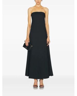 AEXAE Bandeau Column Day Dress - Black