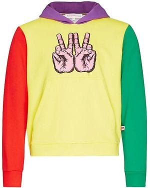 Walter Van Beirendonck W-Peace hoodie - Gelb