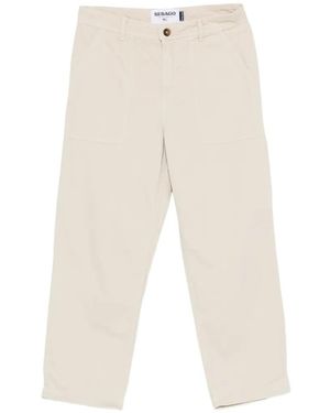 Sebago Pantalon Milton À Chevrons - White