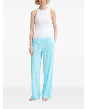 DKNY Pajama À Logo Imprimé - Blue