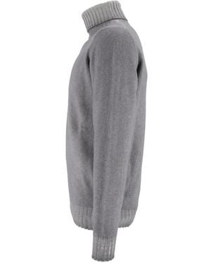 FILIPPO DE LAURENTIIS Roll-Neck Knitted Jumper - Grey