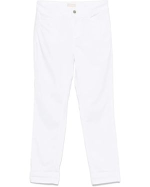 Liu Jo Logo-embellished trousers - Blanco