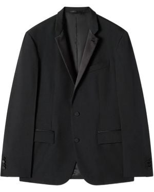 Lanvin Buttoned Wool Blazer - Black