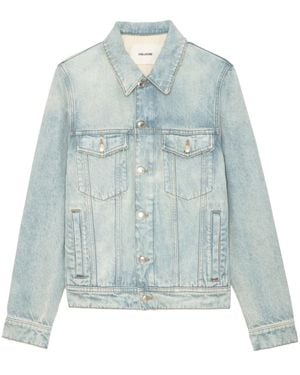 Zadig & Voltaire Bases Denim Jacket - Blue