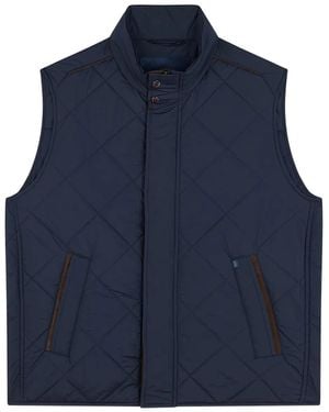 Paul & Shark Quilted Zip-Up Gilet - Blue