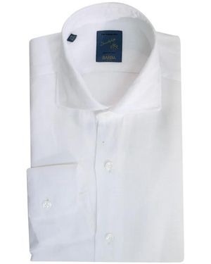 Barba Napoli Buttoned Shirt - White