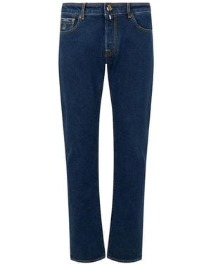 Moorer Five-Pocket Jeans - Blue