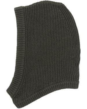 Rick Owens Ribbed Balaclava - Gray
