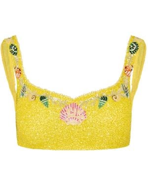 Clio Peppiatt Marin Tank Top - Yellow