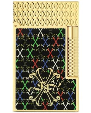 ST Dupont Patterned Lighter - Black