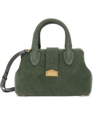 Schell Sac À Main En Daim À Anses Sur Le Dessus - Green