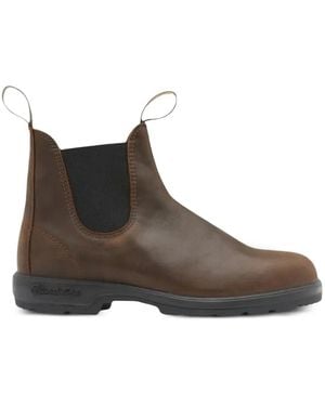 Blundstone 1609 Elasticated Leather Boots - Brown