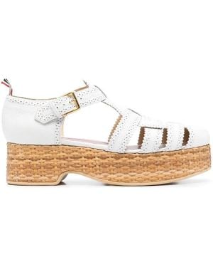 Thom Browne Sandales À Plateforme - Blanc