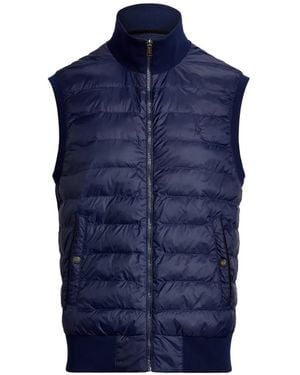 Polo Ralph Lauren Zip-Fastening Quilted Gilet - Blue