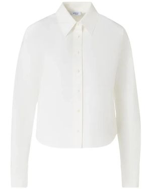 Akris Long-Sleeve Button-Up Shirt - White