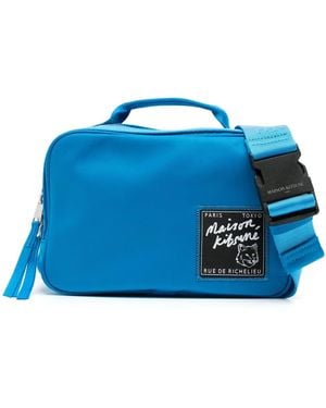Maison Kitsuné The Traveller Gürteltasche - Blau