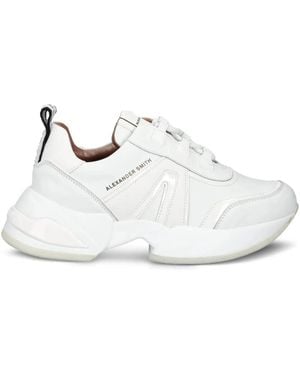 Alexander Smith Marble Sneakers - White