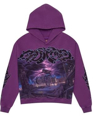 Godspeed Graphic Hoodie - Purple