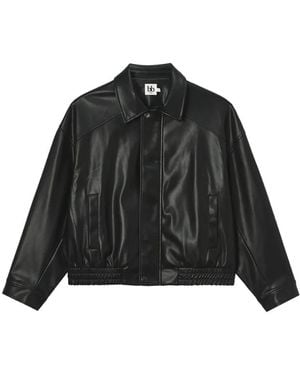 B+ AB Elasticated-Hem Jacket - Black
