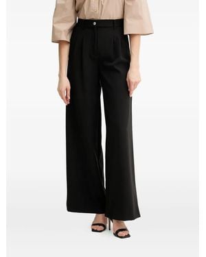 Guess Pleat-Detail Trousers - Black
