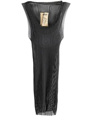 Uma Wang Ribbed-Knit Tank Top - Black