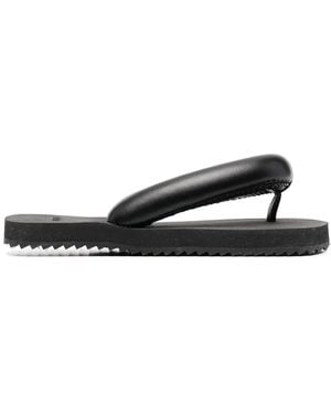 Yume Yume Suki Padded-Strap Flip Flops - Black