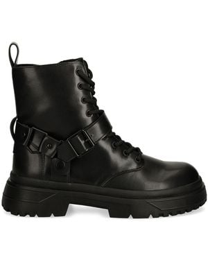 Guess Pamela Combat Boots - Black