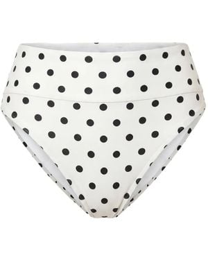 Nicholas Nerea High Waist Bikini Bottoms - White
