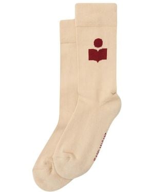 Isabel Marant Siloki Socks - Natural
