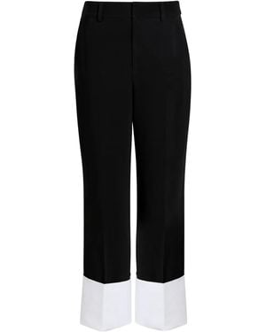 Cinq À Sept Pantalon Maesa À Design Colour Block - Noir