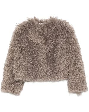 Tagliatore 'Perla' Bomber Jacket - Brown