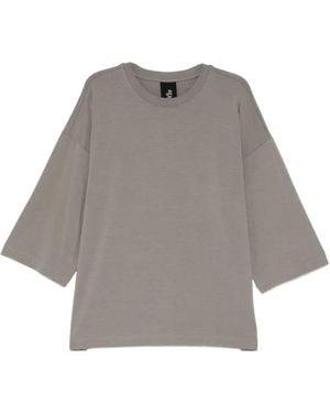 Thom Krom T-Shirt À Logo Imprimé - Grey