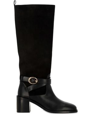 Stuart Weitzman Stiefel Mit Schnallendetail - Schwarz
