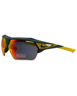 Nike Hyperforce Geometric-Frame Sunglasses - Green