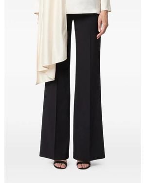 Elisabetta Franchi Pantalones Con Placa Del Logo - Negro