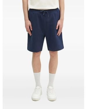 Fred Perry Short À Logo Brodé - Bleu