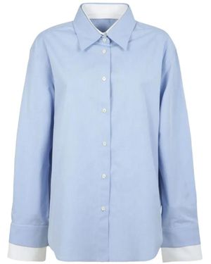 Acne Studios Camisa A Capas - Azul
