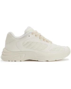 Ami Paris Baskets À Design À Empiècements - Blanc