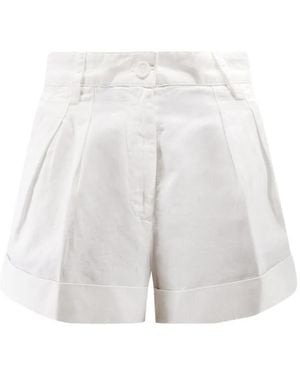 Aspesi Pleated Shorts - White