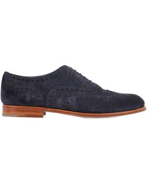 Church's Suede Lace-Up Shoes - Blue